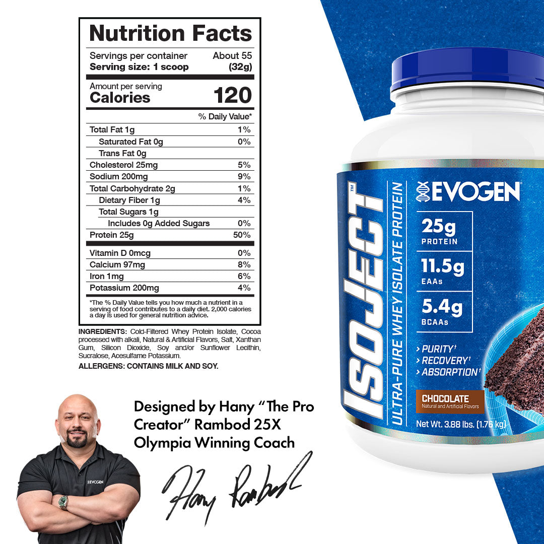 Isoject Whey Protein Isolate 4 lbs