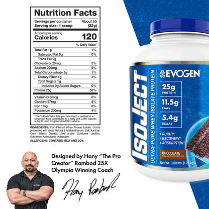 Isoject Whey Protein Isolate 4 lbs